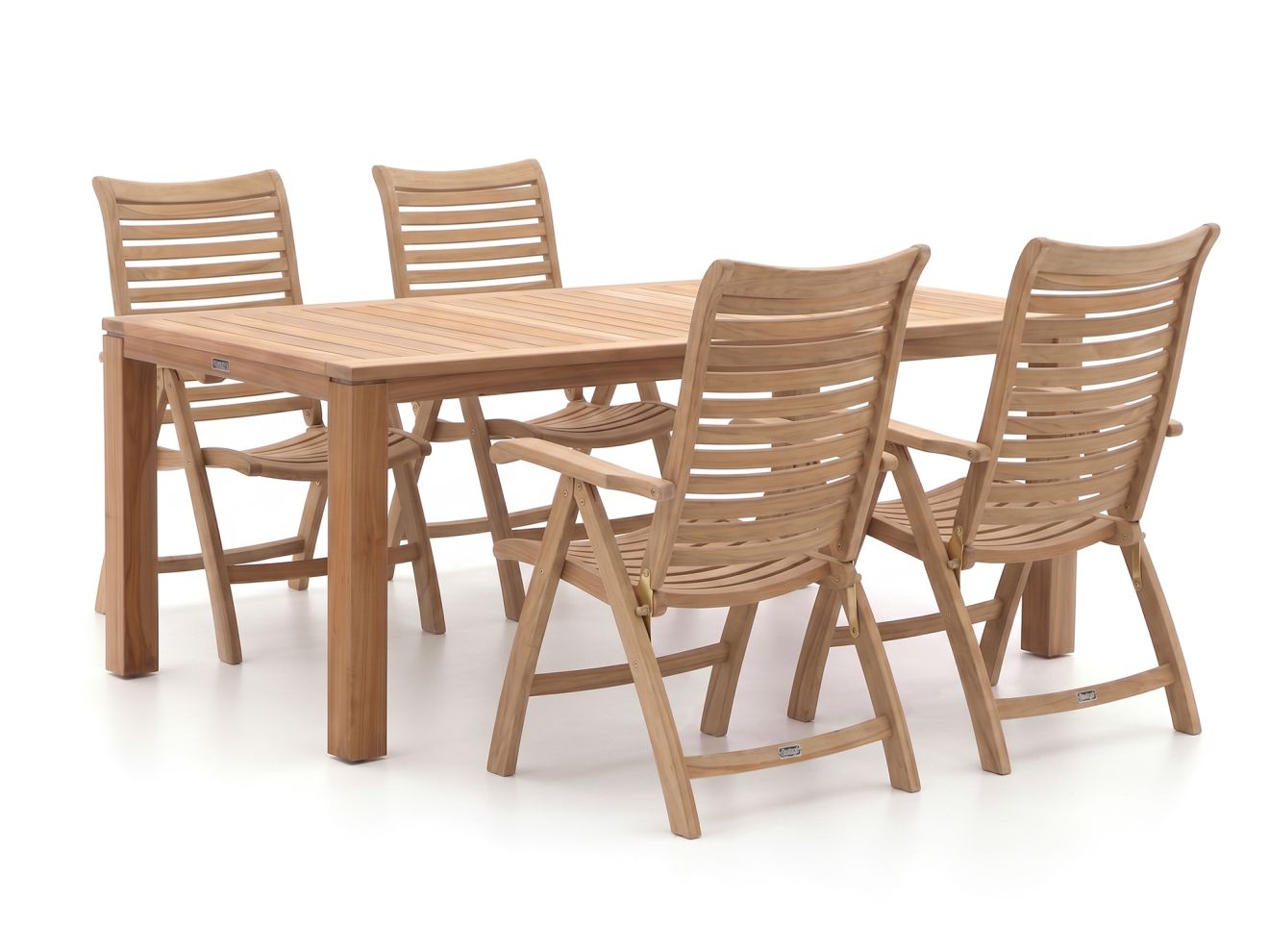 sunyard corby/buxton 200cm dining tuinset 5 delig verstelbaar laagste prijsgarantie!