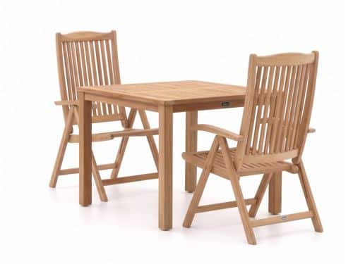 Sunyard Veronica/Liverpool 90cm dining tuinset 3-delig verstelbaar - Laagste prijsgarantie!