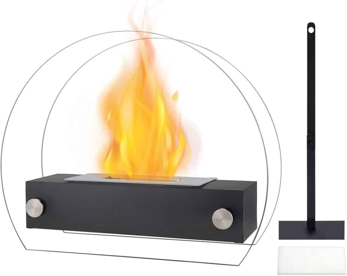 tafel vuurplaats buitenhaard decoratie sfeer creëren draagbaar