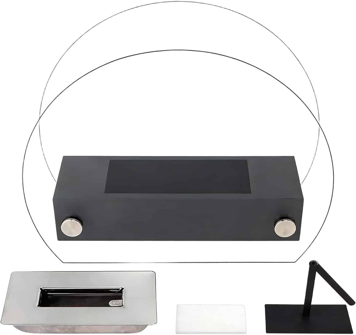 tafel vuurput decoratieve haard binnen en buiten