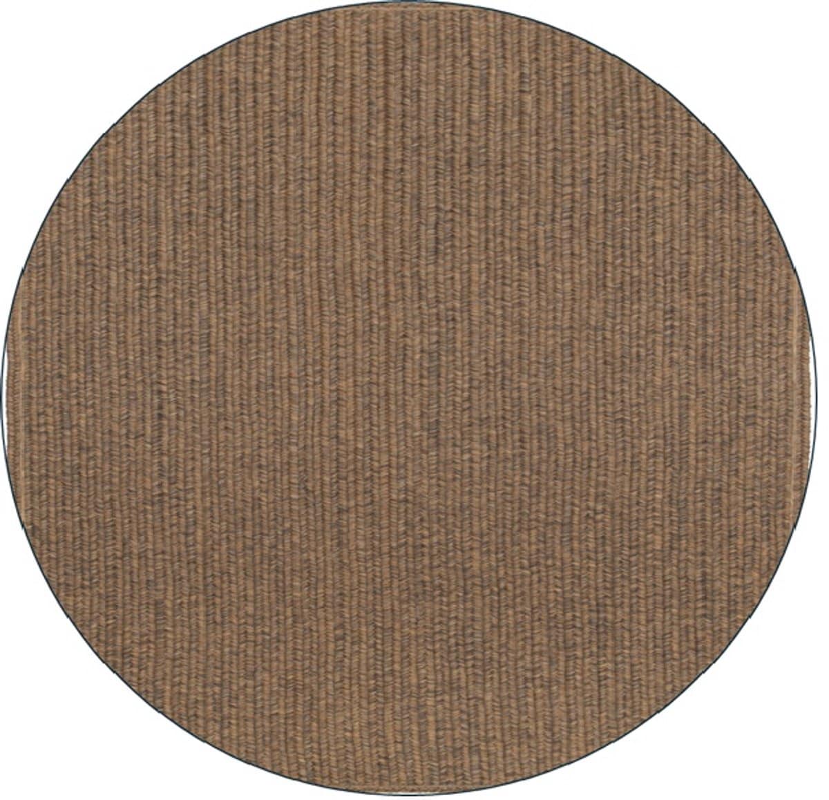taipei buitenkleed Ø250 cm donker taupe