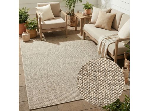 Tapiso Calma Buitentapijt Weerbestendig Buitenkleed Balkon Tuin Terras Wasbaar UV