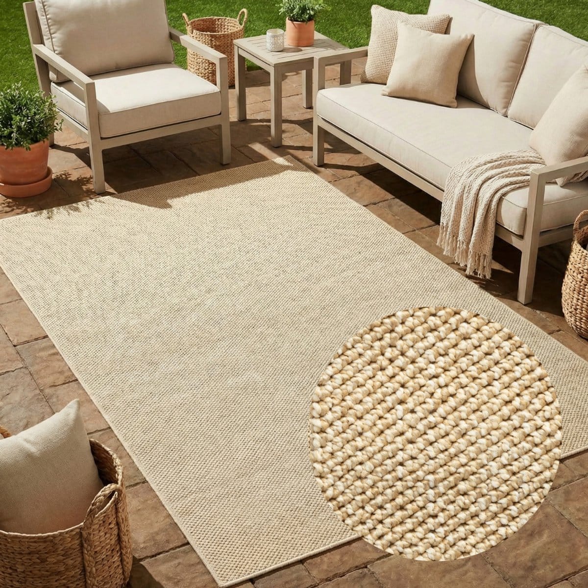 tapiso calma buitentapijt weerbestendig buitenkleed balkon tuin terras