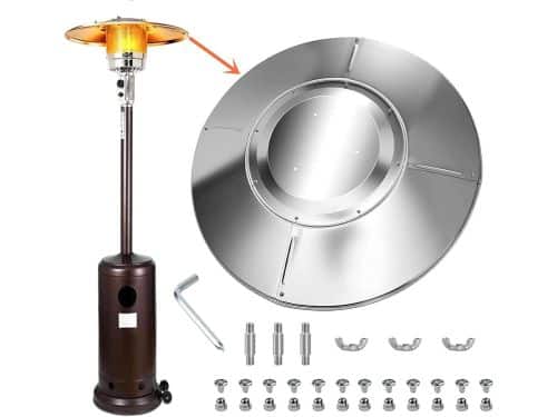 Terrasverwarmer Reflector - Warmte Scherm - Buiten Verwarmen - Vlamvertragend