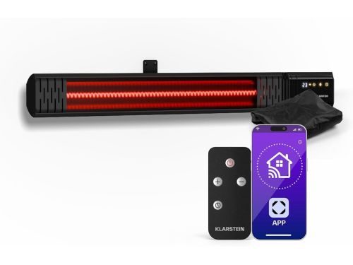 Terrasverwarmer - Wandverwarming Buiten - Buitenverwarming - App en Afstandsbediening