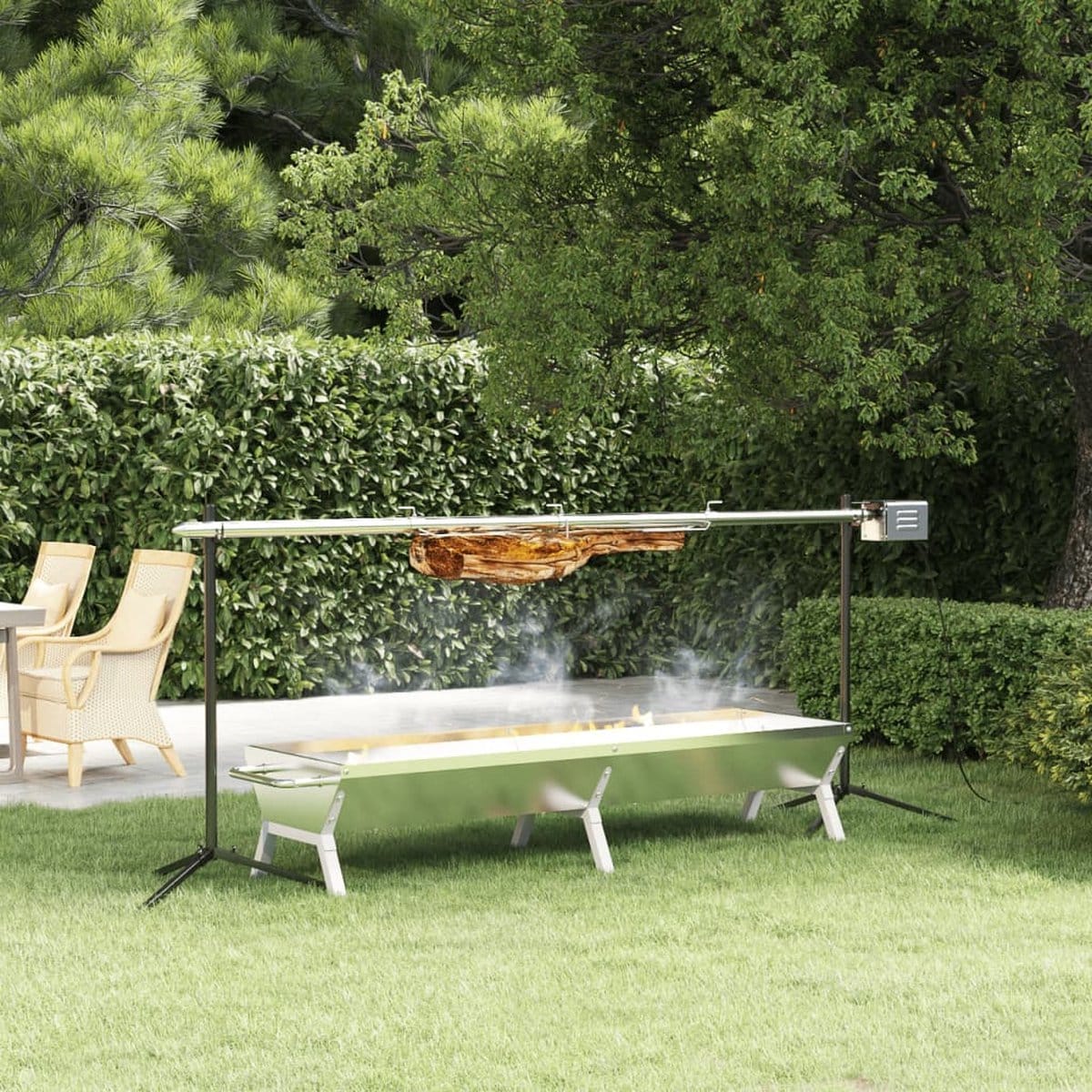 the living store grill big/lam barbecue elektrische motor
