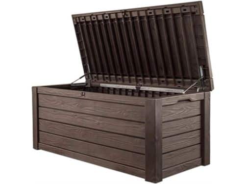 Thuys - Keter Westwood Tuinopbergbox 570L - Bruine Houten Look