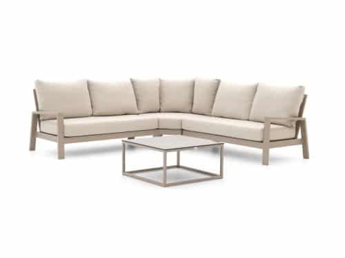 Tierra Outdoor Musone/Rio hoek loungeset 4-delig 5-zits - Laagste prijsgarantie!