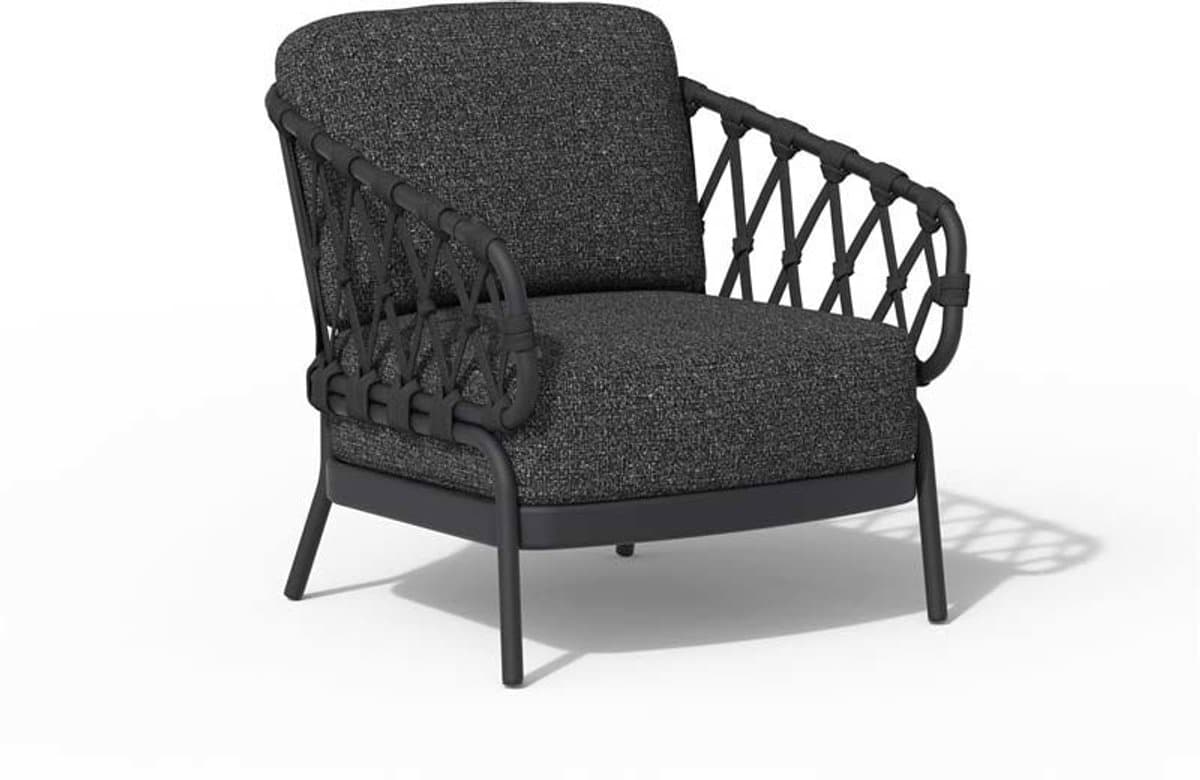 tierra outdoor natal lounge stoel charcoal