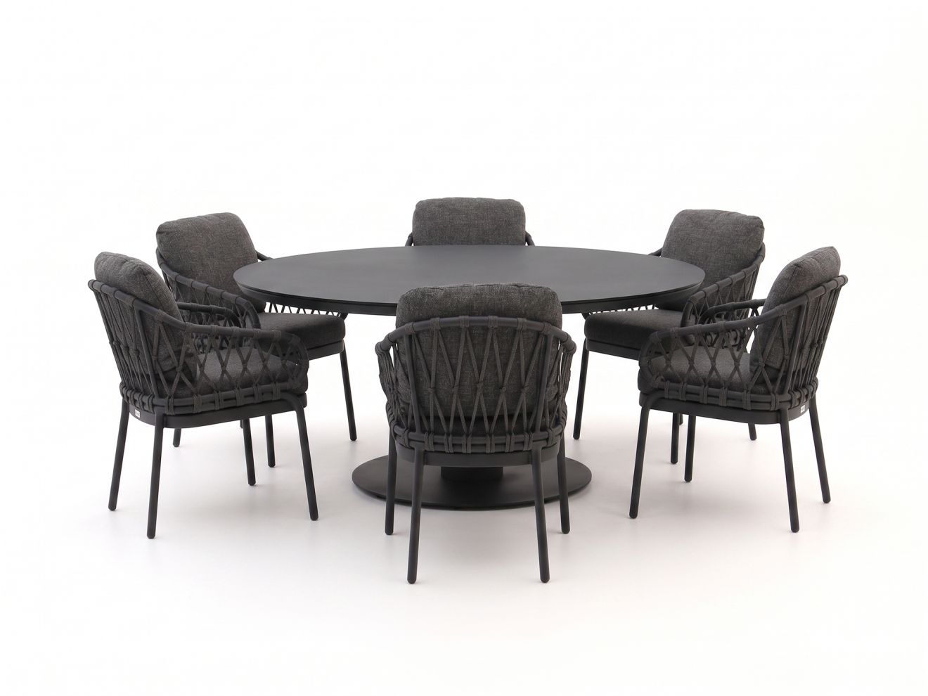 tierra outdoor natal/la fonte ø150cm dining tuinset 7 delig laagste prijsgarantie!