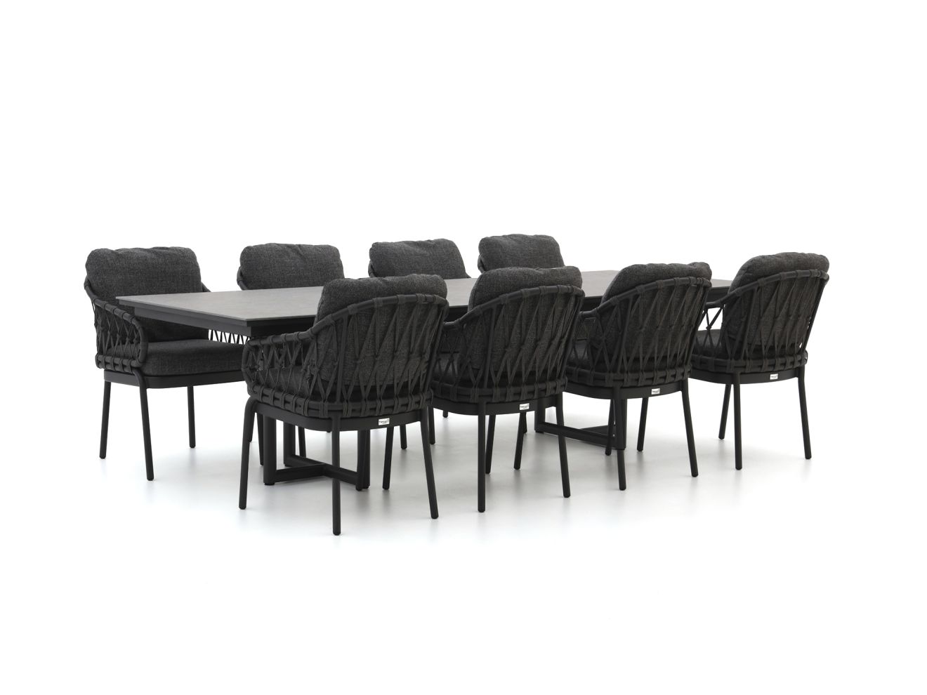 tierra outdoor natal/naro 280cm dining tuinset 9 delig laagste prijsgarantie!