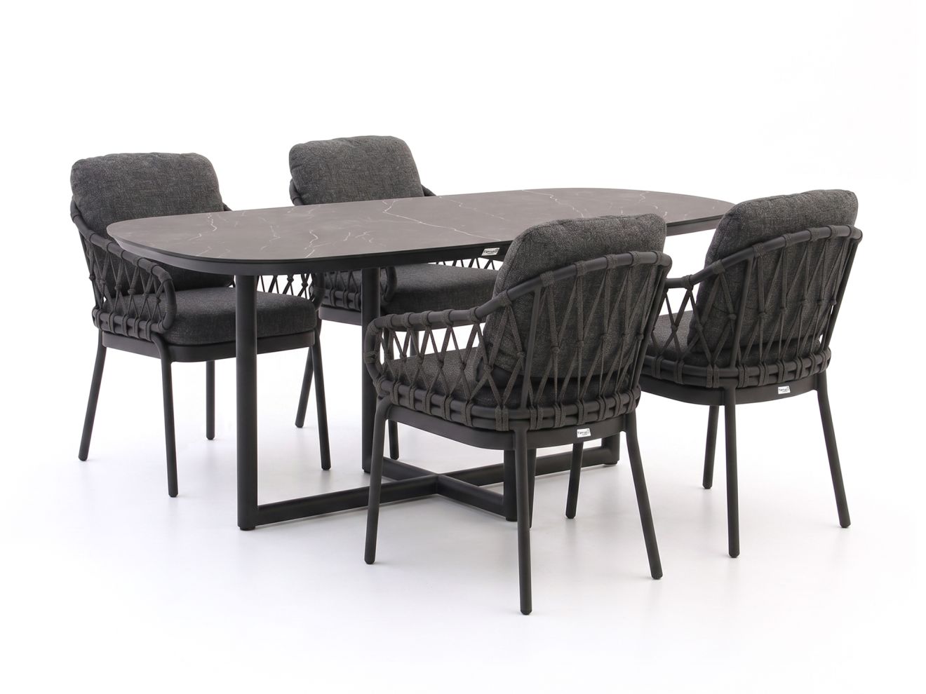 tierra outdoor natal/rivera 180cm dining tuinset 5 delig laagste prijsgarantie!