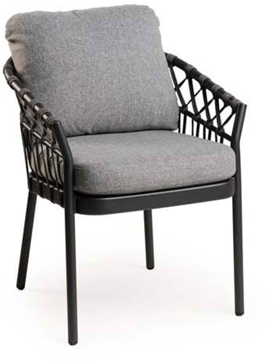 tierra outdoor nevada dining stoel charcoal