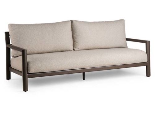 Tierra outdoor - Oasis 3-zits lounge bank chocolat