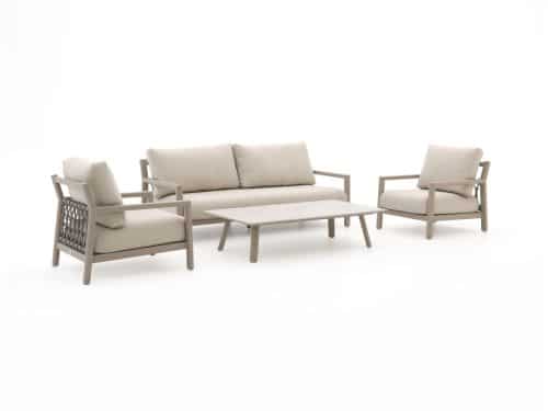 Tierra Outdoor Oasis stoel-bank loungeset 4-delig - Laagste prijsgarantie!