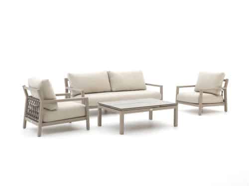Tierra Outdoor Oasis/Flip-Up stoel-bank loungeset 4-delig - Laagste prijsgarantie!