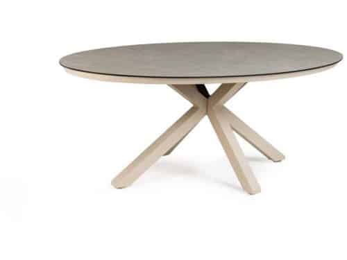 Tierra outdoor - Oblong dining tafel trespa ophira champagne 200