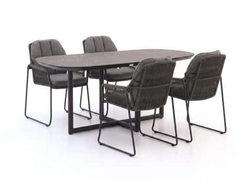 Tierra Outdoor Rivera 180cm dining tuinset 5-delig - Laagste prijsgarantie!