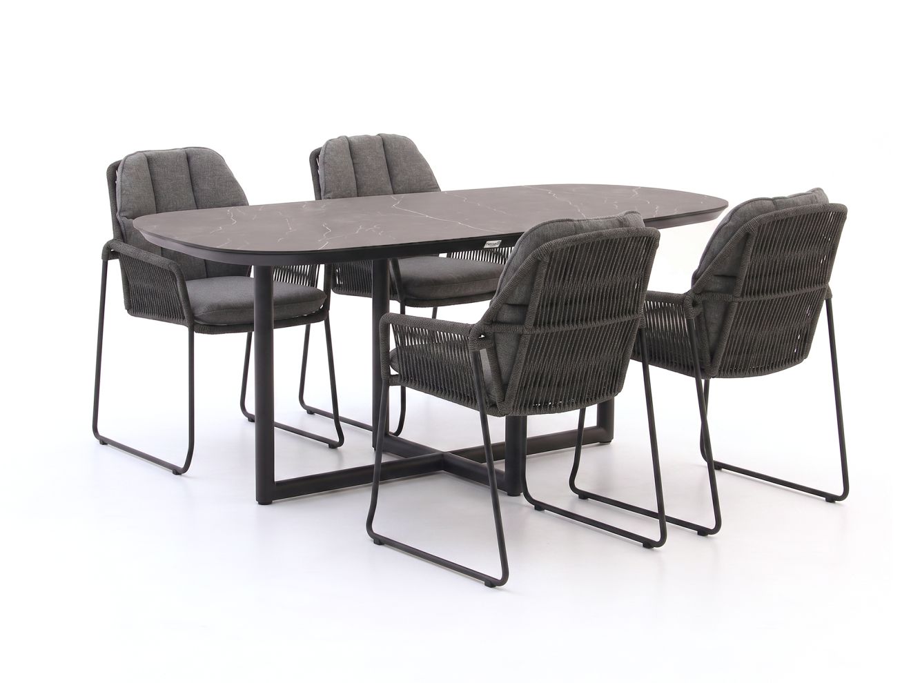 tierra outdoor rivera 180cm dining tuinset 5 delig laagste prijsgarantie!