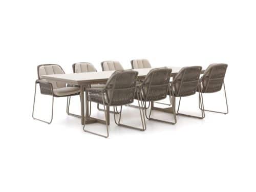 Tierra Outdoor Rivera/Naro 280cm dining tuinset 9-delig - Laagste prijsgarantie!