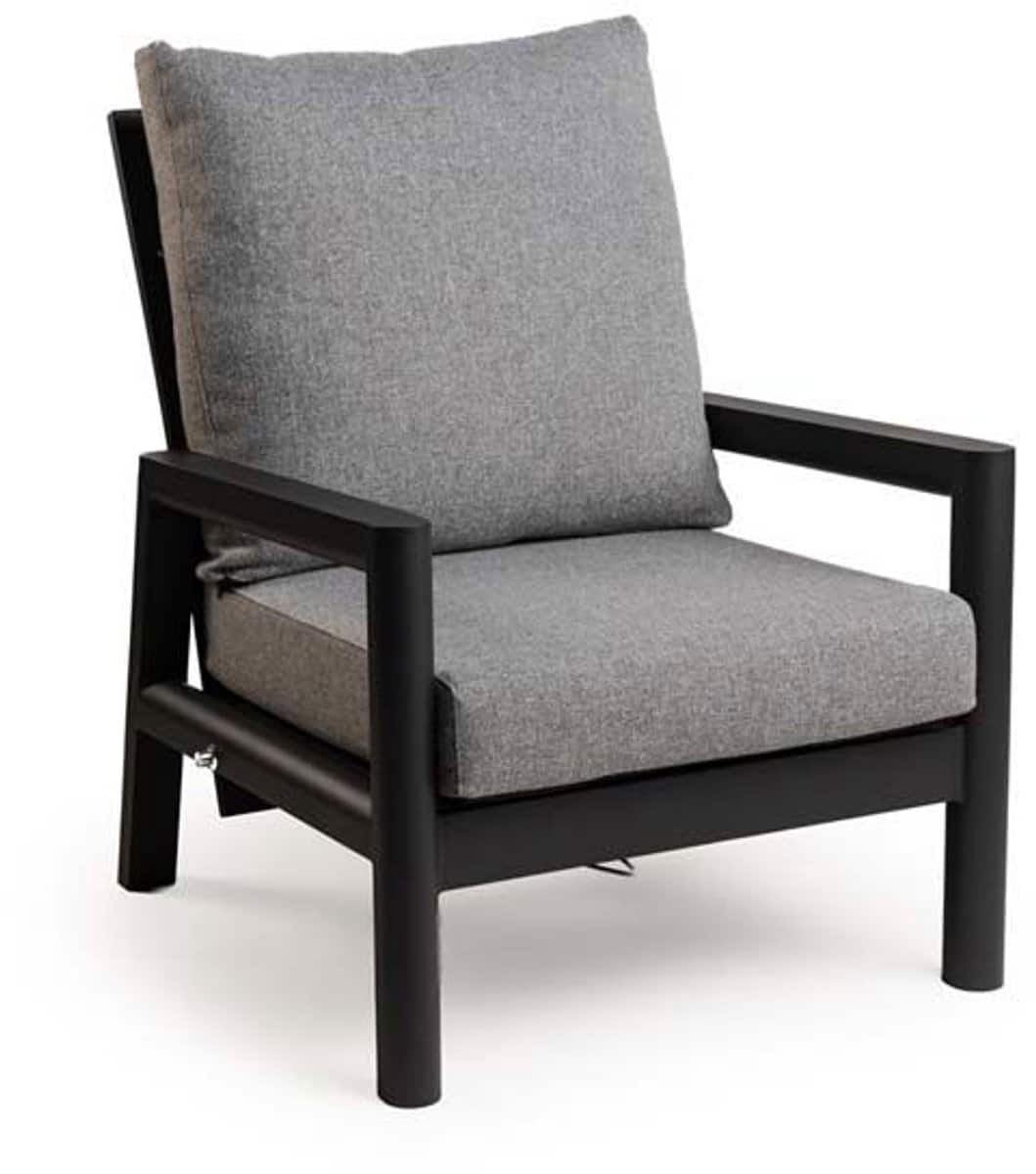 tierra outdoor sevilla lounge stoel charcoal