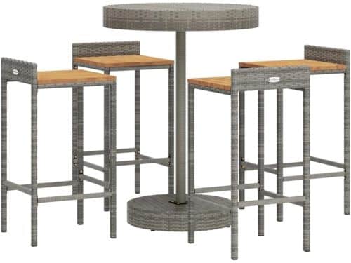 Tuin Barset 5 Delig - Buitenmeubels Set - Terras Genieten
