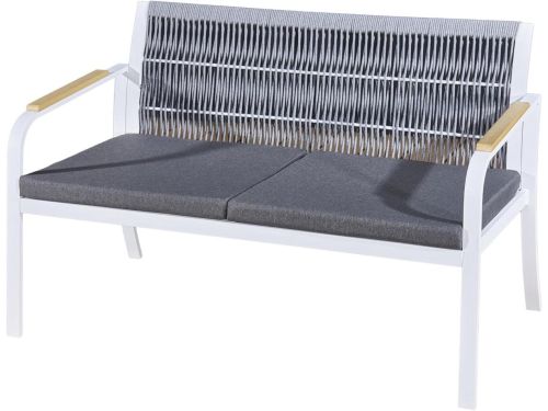 Tuinbank Aluminium Rotan - Loungebank Buiten - Ontspannen Buiten