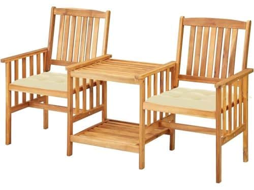 Tuinbank met tafel - Balkonset buiten - Ontspannen buiten zitten