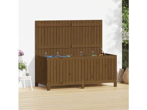 Tuinkist Hout - Opbergbox Tuin - Tuinspullen Opbergen - Massief