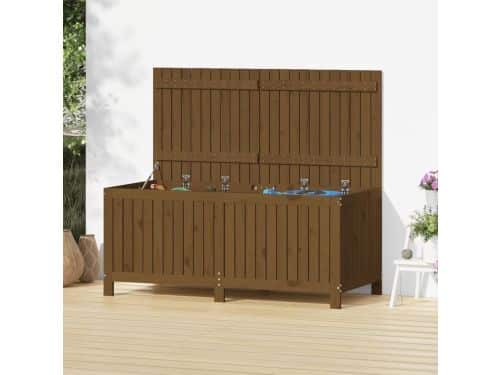 Tuinkist Hout - Opbergbox Tuin - Tuinspullen Opbergen - Massief
