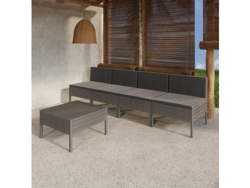 Tuinloungeset - Balkonset - Buiten Ontspannen - Weerbestendig Rotan