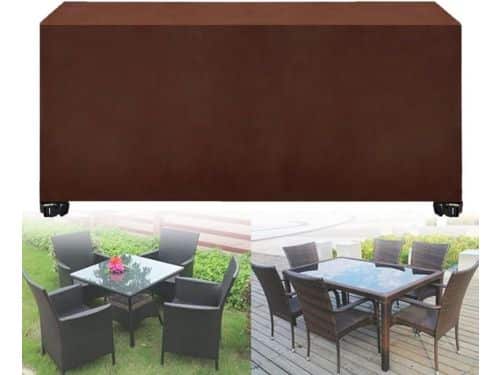 Tuinmeubelhoes Waterdicht Outdoor Tafel Stoel Bank Hoes Rechthoekig Winddicht Anti
