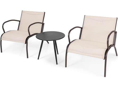 Tuinmeubelset 3-delig - Balkonset Terrasmeubels - Buiten Zitten Ontspannen