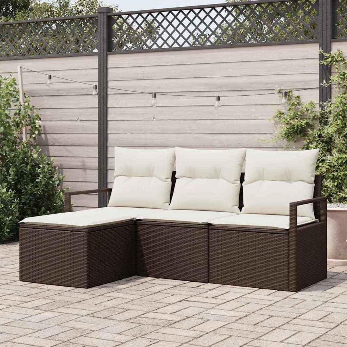 tuinmeubelset 4 stuks balkonset lounge ontspannen buiten