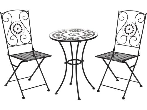 Tuinmeubelset Bistro - Balkonset 3-delig - Gezellig buiten zitten
