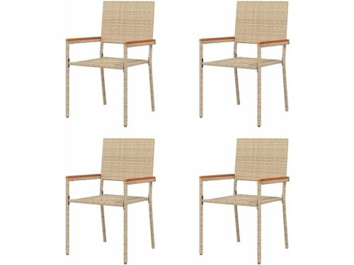 Tuinstapelstoelen - Terrasstoelen Lounge - Buiten Zitten - UV-bestendig Riet