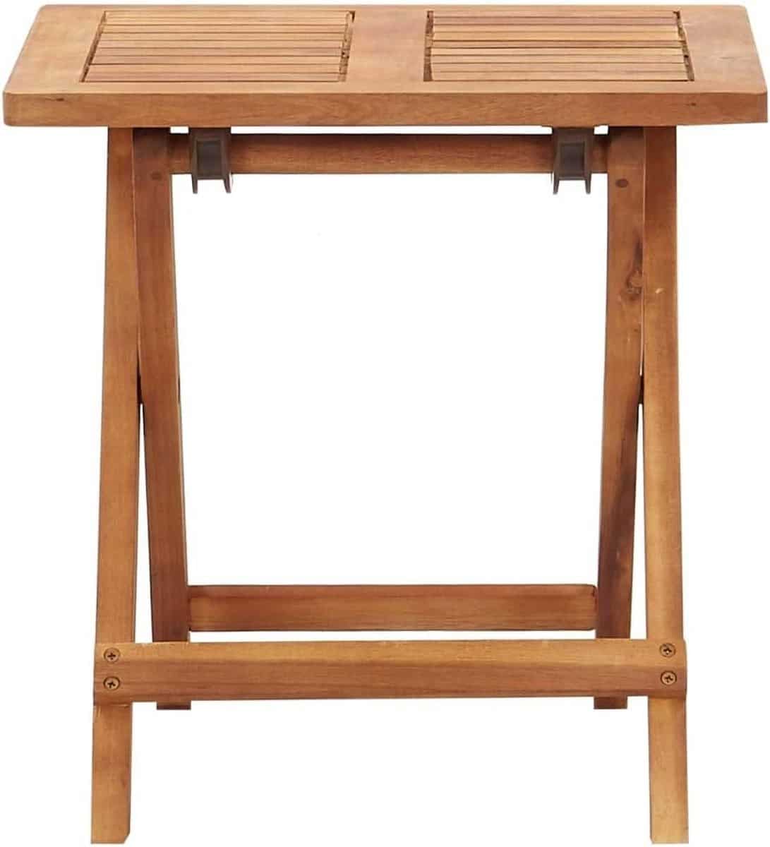 tuintafel bijzettafel houten tafel buiten ontspannen inklapbaar