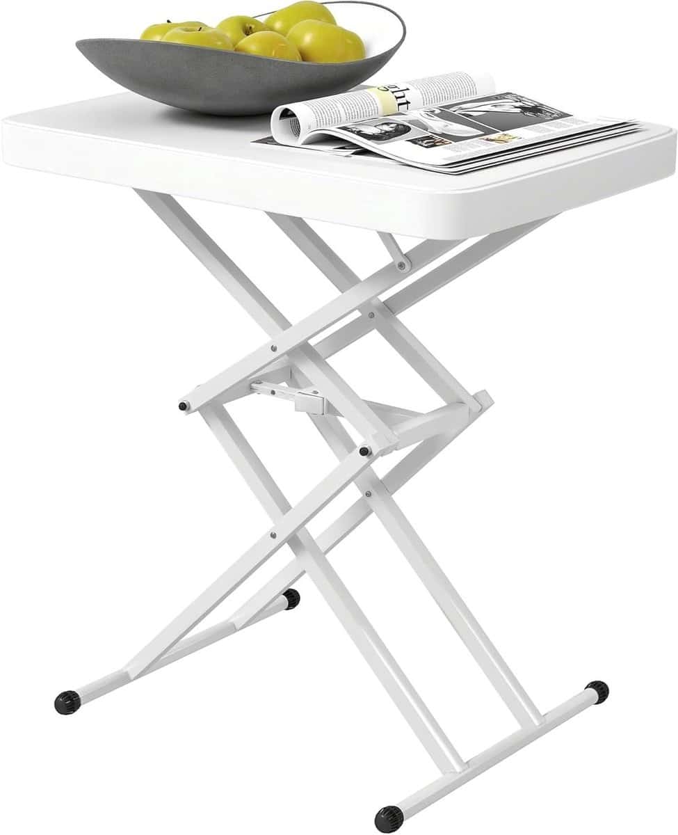 tuintafel inklapbaar klaptafel buiten terras genot vijf