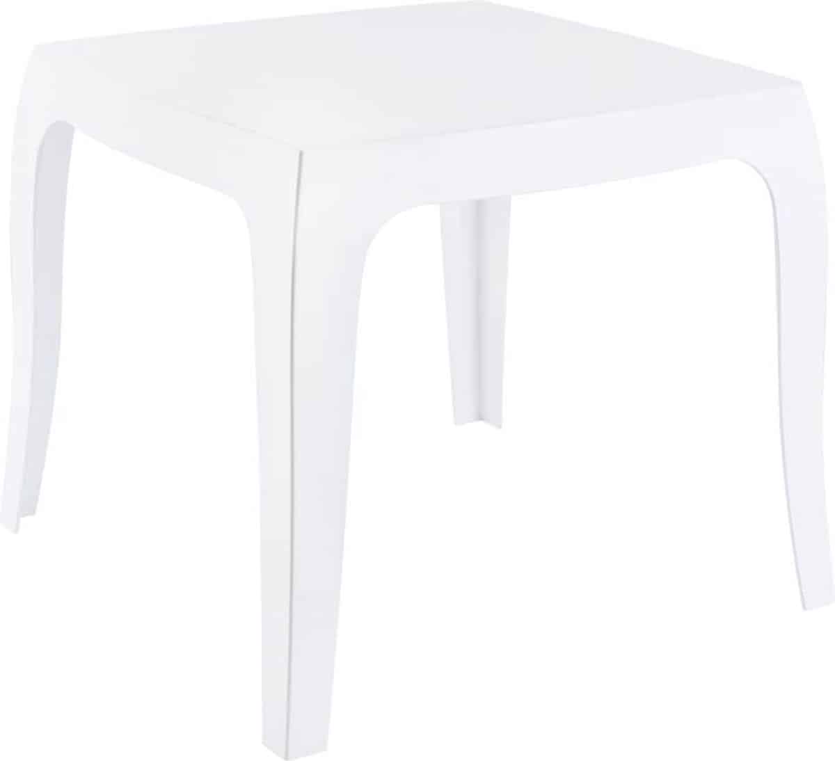 tuintafel vierkant bijzettafel kunststof terras