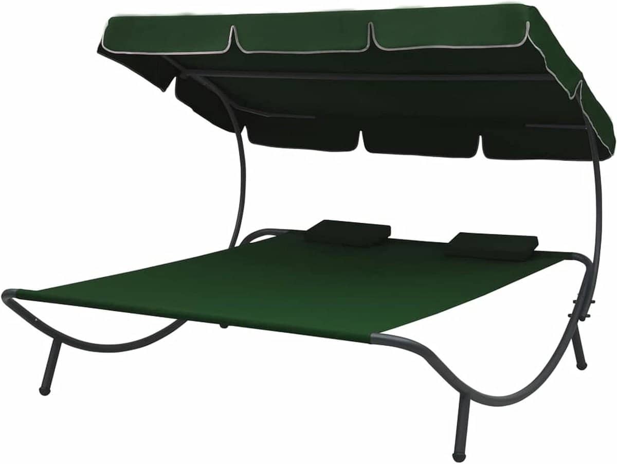 tweepersoons ligbed dubbele lounger buiten ontspannen met