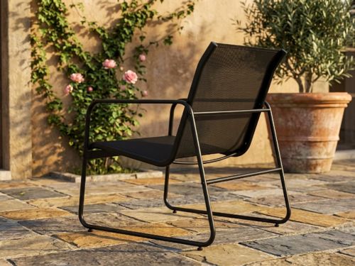 Urban Luxe 4-Delige Loungeset - Tuinset Zwart met Bank