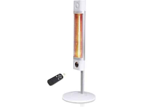 Verstelbare Infrarood Straler 1800W met Afstandsbediening - Terrasverwarmer Tuin &
