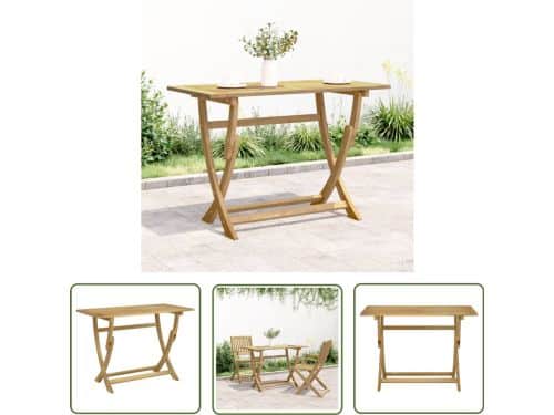 vidaXL Acacia Hout - Tuintafel - Tuintafel inklapbaar 110x55x75 cm