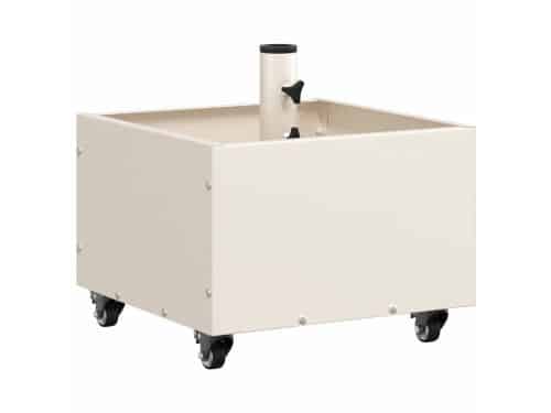 vidaXL - Parasolvoet - Wit - 45 - x