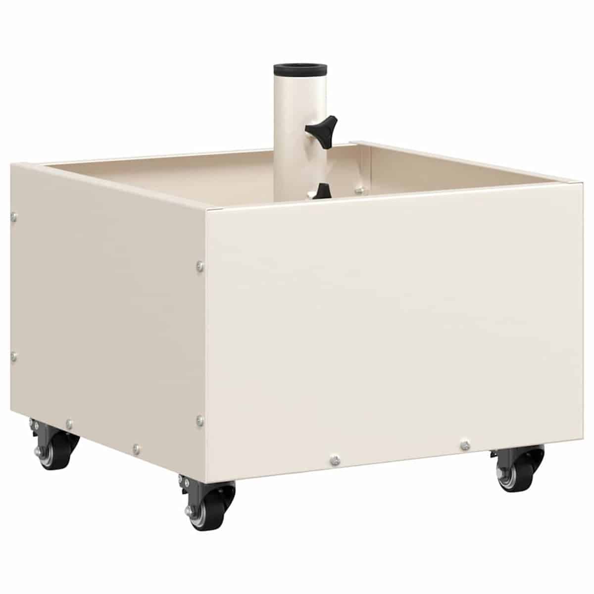 vidaxl parasolvoet wit 45 x