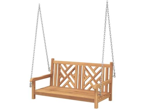 vidaXL Schommelbank Bruin 114 x 60 x 64 cm Massief