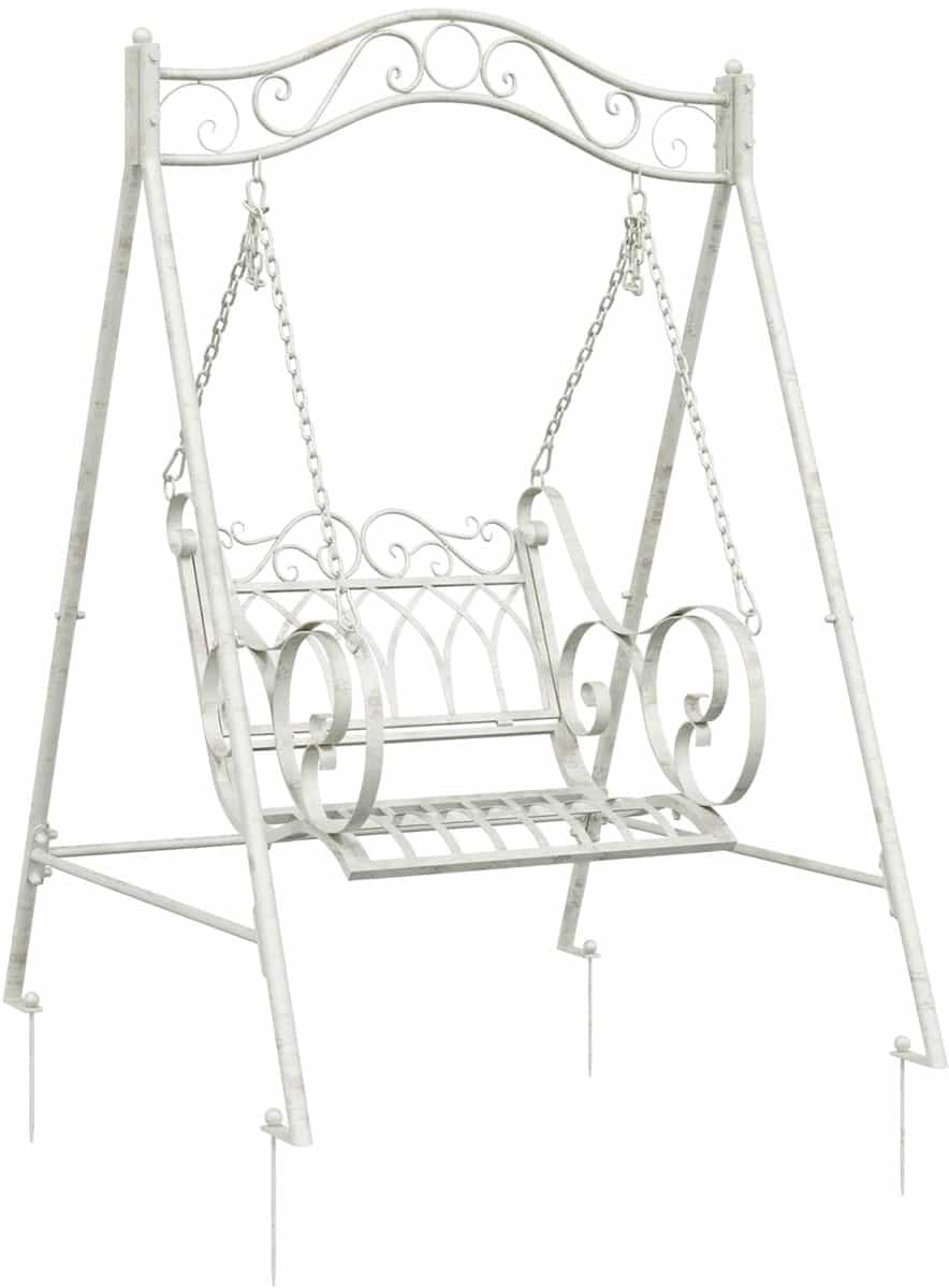 vidaxl schommelbank staal 113 x