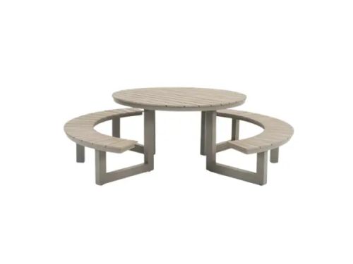 Vita Massa Ronde picknicktafel - Taupe PRE-ORDER