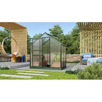 vitavia kas venus 2500 polycarbonaat 4mm smaragd 195x131x197cm