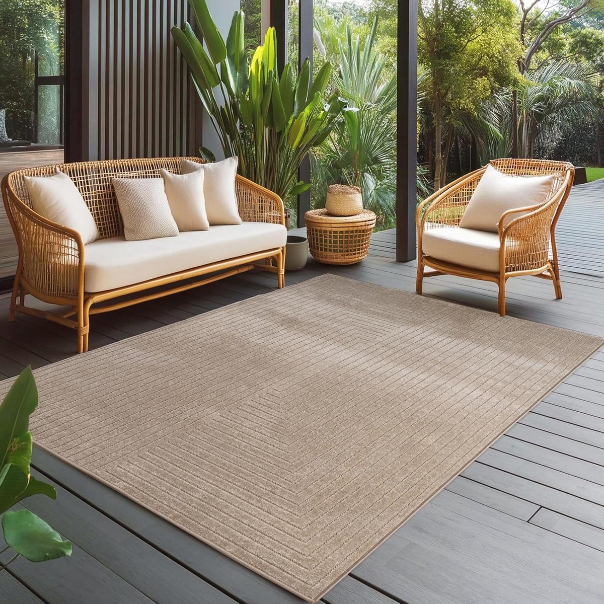 vloerkleed voor buiten buitenkleed waterbestendig terras aankleden